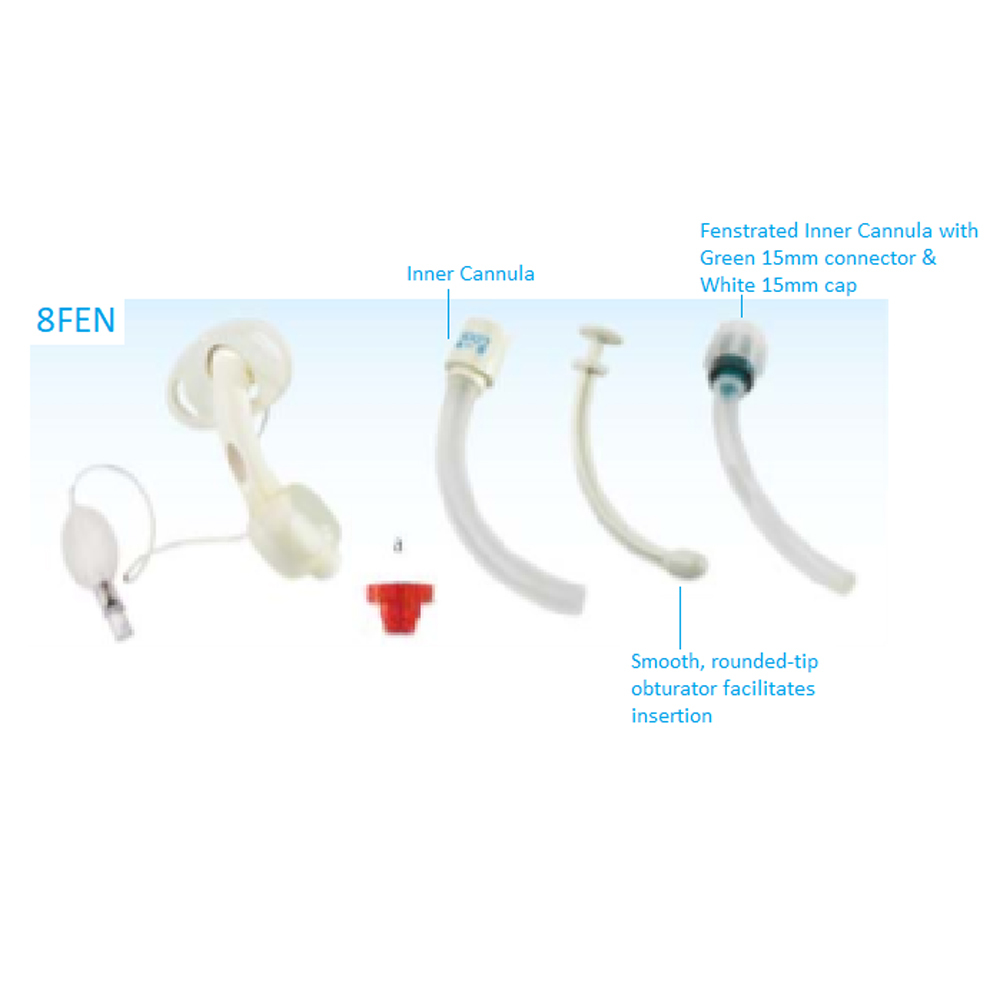 Cuffed Fenestrated Tracheostomy Tube with Inner Cannula - Shiley | MEC ...