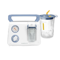 Medela Basic Suction Unit with Carry Handle and Disposable 1.5 Litre Cannister Setup - Mains Power Only