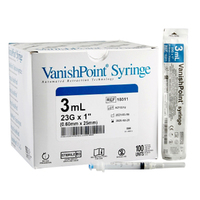 VanishPoint Retractable Syringe with Needle - 3mL - 23G / 1 (0.06-25mL)